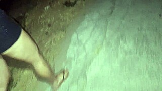 fanny casada flashes her bare ass on the street in public