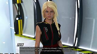 Blonde Virgin Caught Me with Step Sister in Space 84