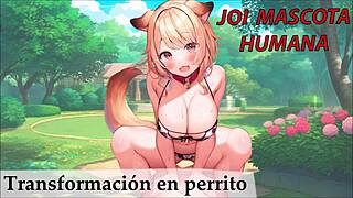 Ever thought of becoming a sex slave puppy with Spanish JOI outdoors?