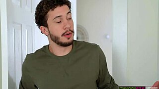 Amber Summer and Skyler Storm check lingerie in bedroom