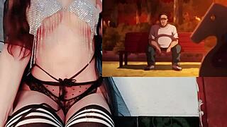 Bum gets chosen to fuck hot Latina milfs in this intriguing hentai episode