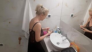 Jenny the Blonde Prepares for Disco Night