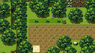 tanned natsuki in hentai game ep 11 gets wild. village chief masturbates on her while changing in public