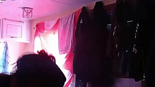 Slut sucking deep cum load in blowjob session