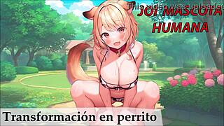 Ever thought of becoming a sex slave puppy with Spanish JOI outdoors?