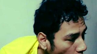 enjoying hairy guy's delicious dick with oral fun 😋