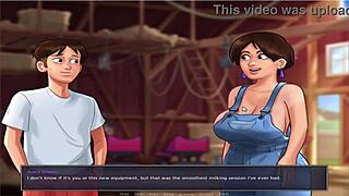 Summer Time Saga Uncensored Part 21: Intense Busty Old Character Action