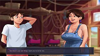 Summer Time Saga Uncensored Part 21: Intense Busty Old Character Action