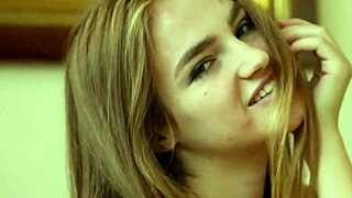 Erotic Teen 18+ Reveals Naked Sensuality on Sofa