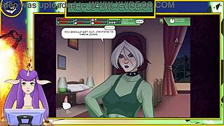 x-men rogue takes a sexy shower with monster cock