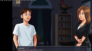 summertime saga episode 129 unfolds in anime style