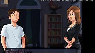 summertime saga episode 129 unfolds in anime style