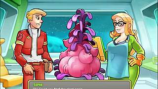 Space rescue game with hot alien babe Code: Pink