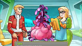 Space rescue game with hot alien babe Code: Pink