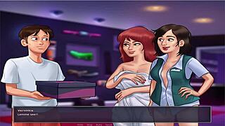 Summer Time Saga Uncensored Part 21: Intense Busty Old Character Action