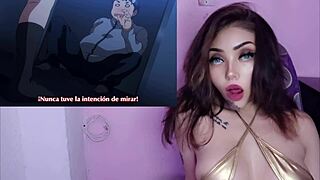 She surprises him masturbating on the beach and invites him to fuck