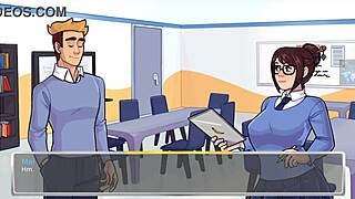 3D cartoon of naked Diva and Widowmaker in action