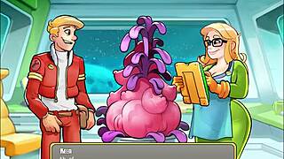 Space rescue game with hot alien babe Code: Pink