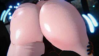 Ruan Mei in intense hentai action with big tits and creampie.