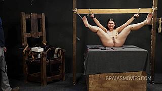 Helpless Fat Girl Endures Extreme Whipping on Her Soles