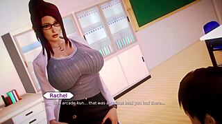 waifu academy - rechel porn collection 18 nude scenes porn game play