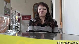 European Amateur Gets Naughty Banging in Public Car