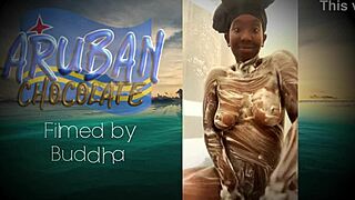 Aruban Chocolate Featuring Coco Da Goddess in a Tight Deepthroat Scene