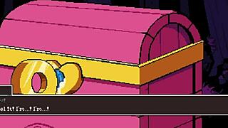 I play flipwitch, casting the forbidden sex hex on that giant chest key.