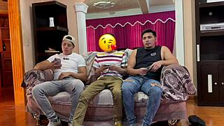 hey dude, he sneaks over for games and ass play! 🎮