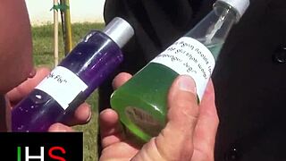 Two Sexy Girls Take Turns Getting Pounded by Guy with Big Cock in Threesome