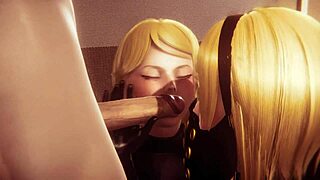 fucked the sexy twins from nier automata in wild 3d hentai.