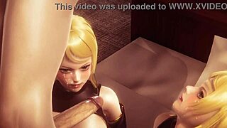 fucked the sexy twins from nier automata in wild 3d hentai.