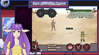 avatar the last airbender four elements trainer part 21 showering azula