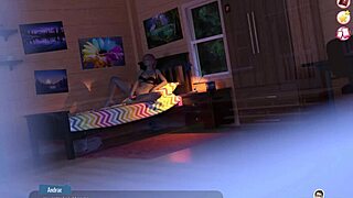 Belle caught masturbating with dildo.