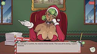 Naughty Elf Surprises Sexy Santa Wife!