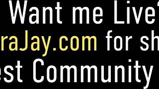 Sara Jay and Nina Kayy Muff Diving in Shower