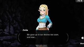 Zelda the spirit orbs part 1: intense sex, anal, blowjob in this porn game