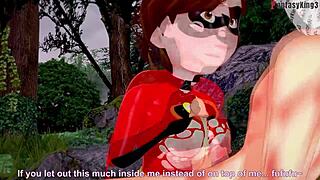 elastigirl gets pounded on forest mission in incredibles full movie