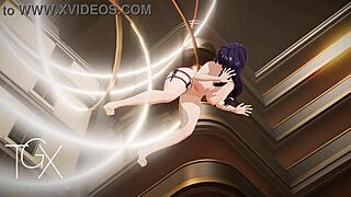 Anime Hentai Game with Hinata Hyuga Netorare Fucking in Wild Positions