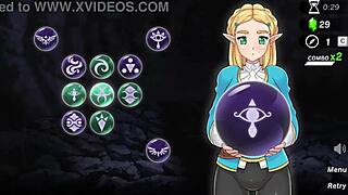 Zelda duhovi orbs deo 1: intenzivan seks, anal, pušenje u ovoj porno igri