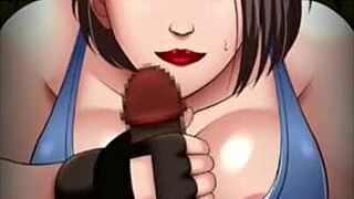 forgot the game, huge cock blowjob and creampie