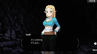 Zelda the spirit orbs part 1: intense sex, anal, blowjob in this porn game