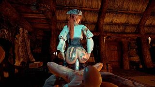 She got her big ass taken by storm in wild 3D hentai animation.