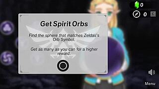 Zelda duhovi orbs deo 1: intenzivan seks, anal, pušenje u ovoj porno igri
