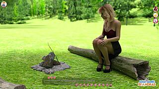 Belle caught masturbating with dildo.