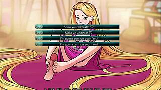 Hentai Rapunzel Shows Small Tits