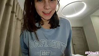 cutie stepsister wont let me watch tv in peace pov with monster cock