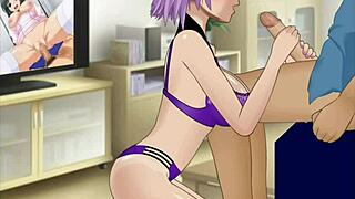 Doa Ayane primește facefuck în joc hentai