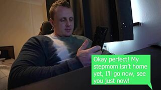 OMG, I thought it was my gf but stepmom sucked me blindfolded n’ swallowed!