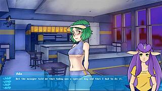 night lessons part 7 fucking at the restaurant with orgasms